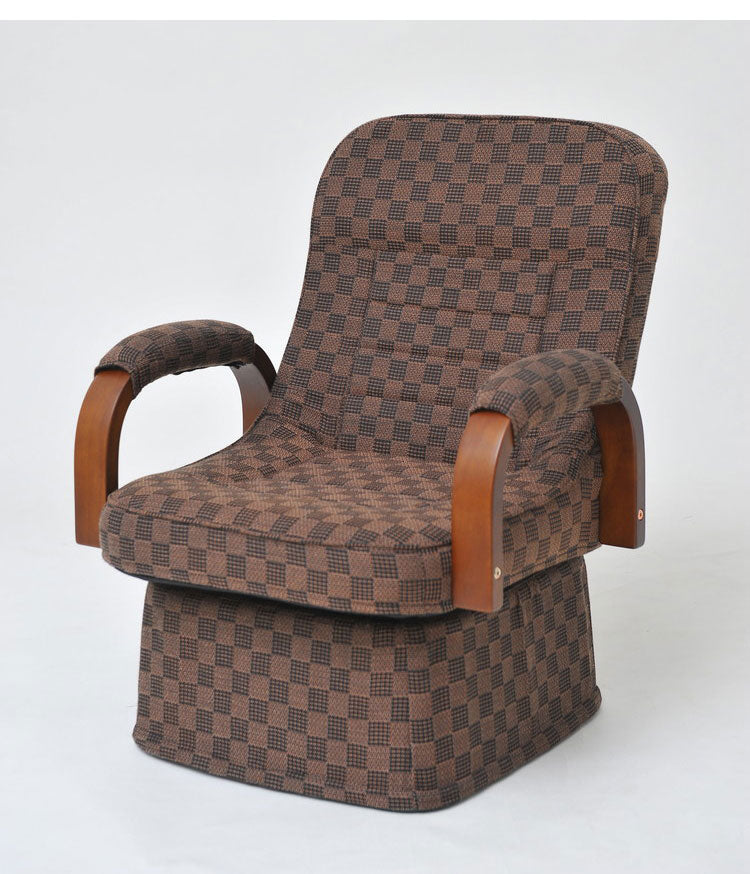 デスクこたつ用リクライニング回転高座椅子 こたつ用 デスクこたつ用 リクライニングチェア チェア 回転座椅子 高座椅子 回転式 リクライニングチェアー こたつ用チェア(代引不可)