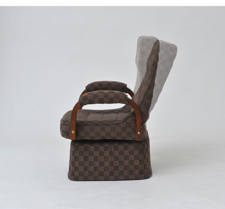 デスクこたつ用リクライニング回転高座椅子 こたつ用 デスクこたつ用 リクライニングチェア チェア 回転座椅子 高座椅子 回転式 リクライニングチェアー こたつ用チェア(代引不可)