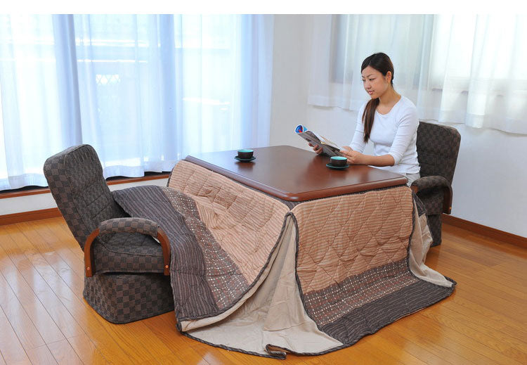 デスクこたつ用リクライニング回転高座椅子 こたつ用 デスクこたつ用 リクライニングチェア チェア 回転座椅子 高座椅子 回転式 リクライニングチェアー こたつ用チェア(代引不可)