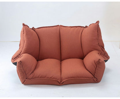 リクライニングソファ 2~3人掛け 幅116~160cm 座椅子 14段階調整 折りたたみ可能 マルチリクライニングソファ ソファベッド ベッド 折りたたみ コンパクト フロアソファ ソファー(代引不可)