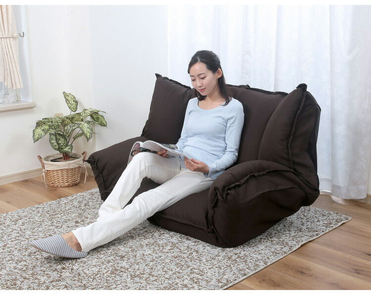 リクライニングソファ 2~3人掛け 幅116~160cm 座椅子 14段階調整 折りたたみ可能 マルチリクライニングソファ ソファベッド ベッド 折りたたみ コンパクト フロアソファ ソファー(代引不可)