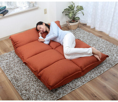 リクライニングソファ 2~3人掛け 幅116~160cm 座椅子 14段階調整 折りたたみ可能 マルチリクライニングソファ ソファベッド ベッド 折りたたみ コンパクト フロアソファ ソファー(代引不可)