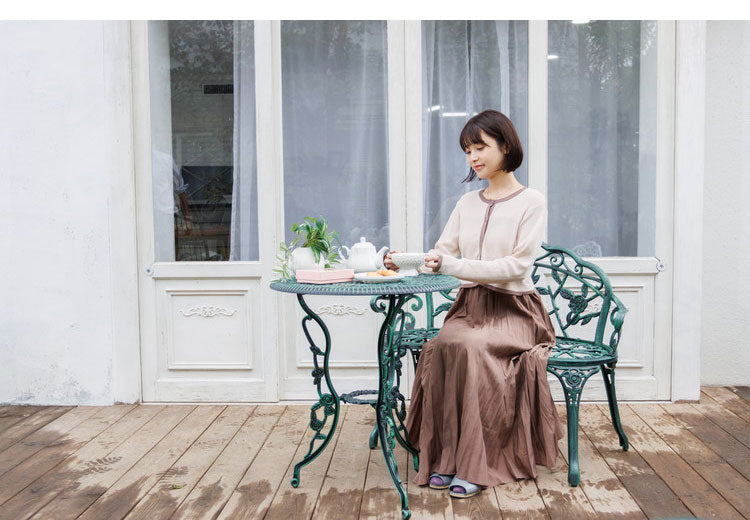 ローズアルミガーデンベンチ ガーデン ガーデンファニチャーセット ガーデンチェア コンパクト おしゃれ アンティーク ガーデンテーブル ガーデンインテリア ベンチ(代引不可)