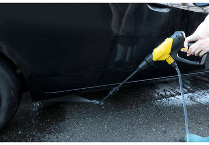 充電式 高圧洗浄機 折りたたみバケツ付き タンクレス 洗車 お風呂掃除 風呂そうじ 園芸 ガーデニング ベランダ掃除 噴霧器 バッテリー バケツ 水撒き(代引不可)