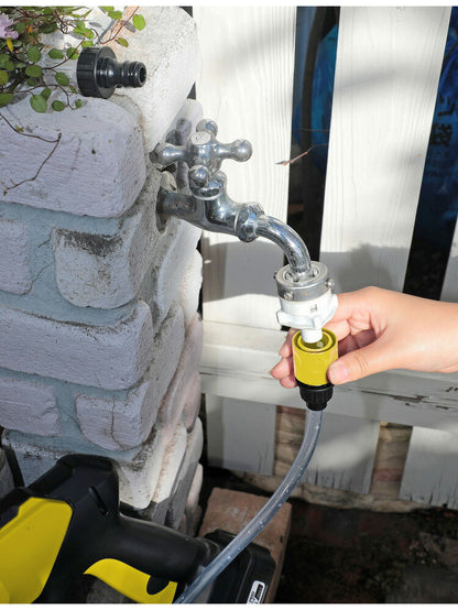 充電式 高圧洗浄機 折りたたみバケツ付き タンクレス 洗車 お風呂掃除 風呂そうじ 園芸 ガーデニング ベランダ掃除 噴霧器 バッテリー バケツ 水撒き(代引不可)