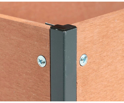 人工木 プランターフェンス 56x150 プランターボックス ガーデンフェンス ラティス フェンス ガーデニング 花台 棚 ガーデン ハンギング ベランダ 目隠し プランターラック 人工木(代引不可)