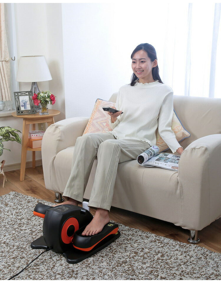 電動サイクル スピード5段階調整 サイクル運動 リハビリ サイクルマシーン 有酸素運動 ペダル 電動 サイクル フィットネスバイク 足 トレーニング 足腰 屋内 運動(代引不可)