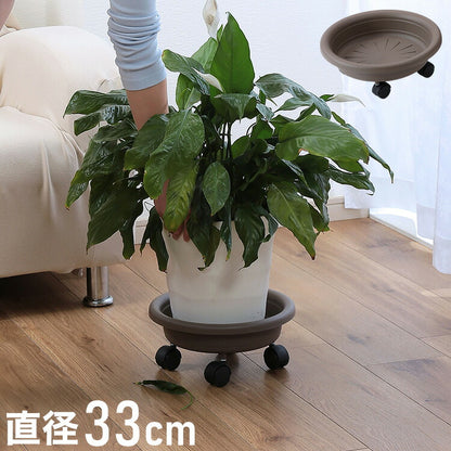 artplast アートプラスト イタリア製 キャスター付き プランターベース 植木鉢 プランタースタンド 花台 フラワースタンド 鉢置き 植木鉢 園芸 木製スタンド プランツトレー プランター(代引不可)