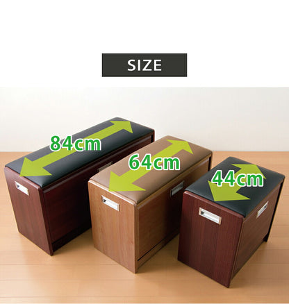 シューズラック ベンチ付き 幅84cmタイプ ベンチ付きシューズラック フラップ式 下駄箱 靴箱 ベンチ 腰掛け イス 玄関 完成品(代引不可)