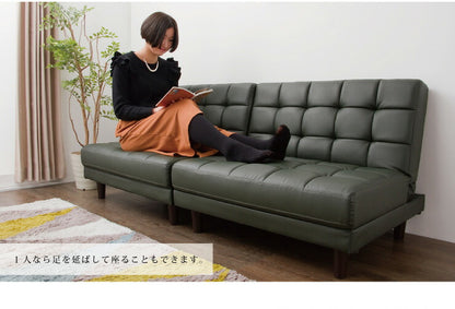 ソファベッド 4WAY分割ソファーベッド ソファ ベッド リクライニングソファ 3人掛け 1人掛け カウチソファ リクライニングベッド(代引不可)