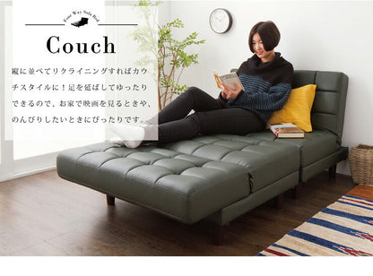 ソファベッド 4WAY分割ソファーベッド ソファ ベッド リクライニングソファ 3人掛け 1人掛け カウチソファ リクライニングベッド(代引不可)