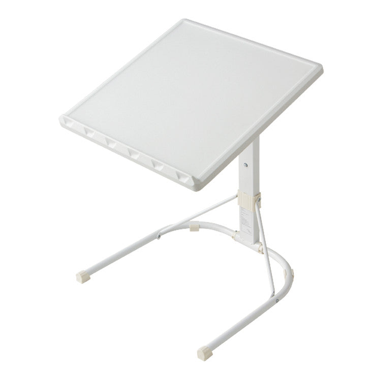 テーブル 高さ調節 幅44cm 奥行45cm 高さ58-70cm 角度調節 ななめ 水平 折りたたみ 木目調 ホワイト リビング デスク マルチテーブル サイドテーブル パソコンデスク 作業台 机 コンパクト 軽量