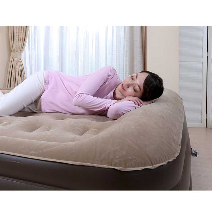 電動エアーベッド シングル 厚さ50cm エアーマット 電動 エアーベッド エアマット レス エアーマットレス マットレス