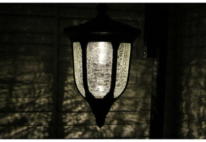 プランター付き 吊り下げ型 ソーラーライト 1灯 プランター付きソーラーライト プランター付き 屋外 外灯 街灯 フラワーポット オレンジライト 玄関 植木鉢 プランター(代引不可)