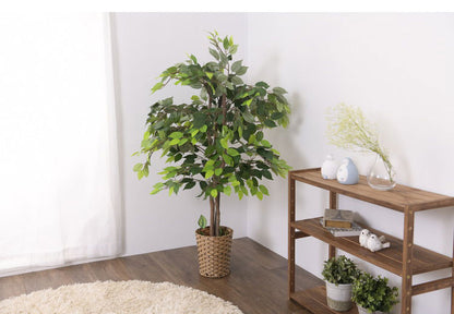 ベンジャミンS フェイクグリーン インテリア オフィス 植木鉢 造花 リアル 人工観葉植物 観葉植物 グリーン 緩衝用 ベンジャミン おしゃれ 室内 部屋 玄関(代引不可)