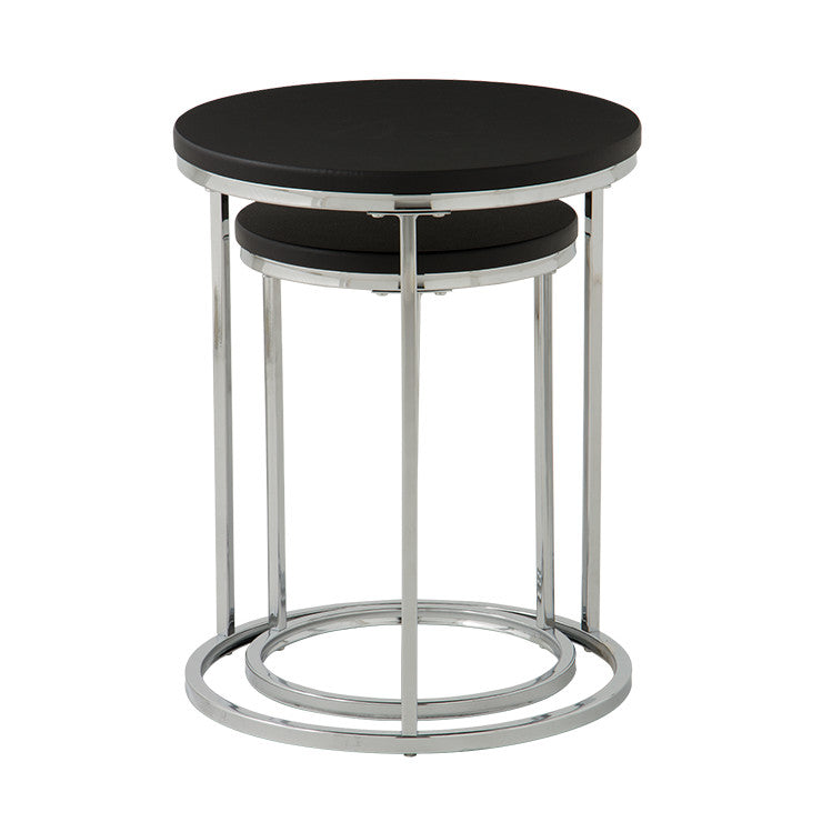 丸形 サイドテーブル 丸 円 セット テーブル 大小 2台組 ネストテーブル リビングテーブル ナイトテーブル ローテーブル 机(代引不可)