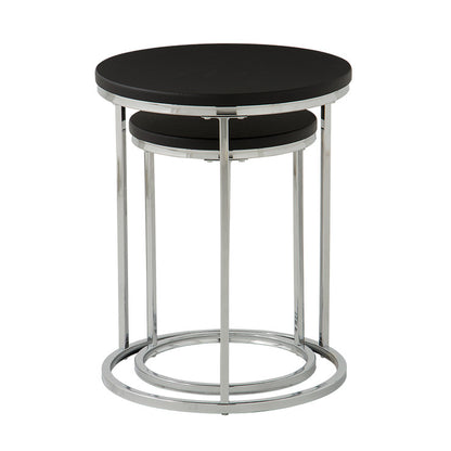 丸形 サイドテーブル 丸 円 セット テーブル 大小 2台組 ネストテーブル リビングテーブル ナイトテーブル ローテーブル 机(代引不可)