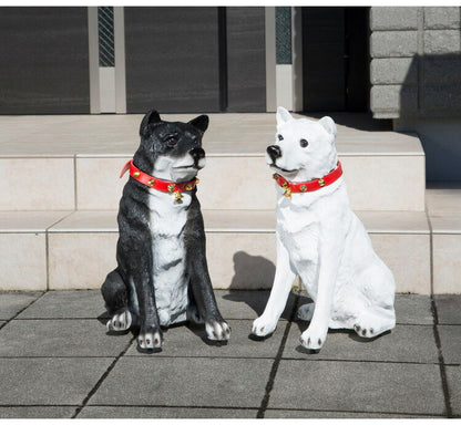 センサー式 お出迎えワンワン わんわんリキ 単三電池 明暗センサー 感知式 ガーデンオーナメント 防犯対策 番犬 玄関 犬型 動物 リアル ワンワン 柴犬 防犯センサー(代引不可)