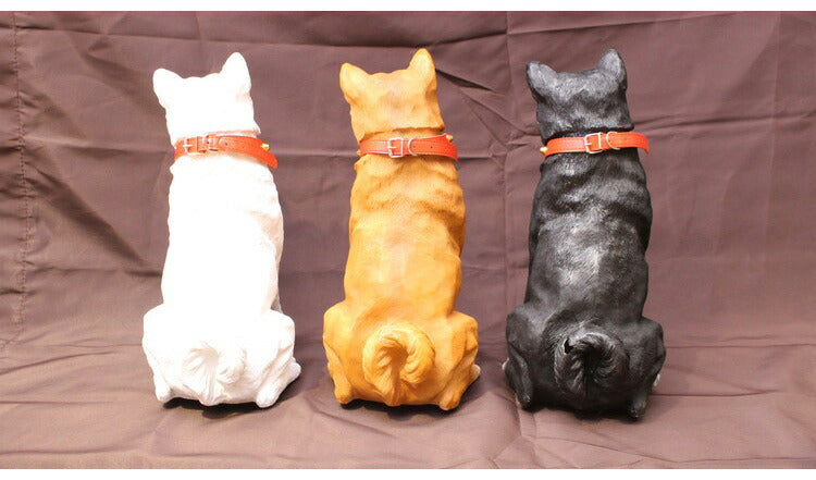 センサー式 お出迎えワンワン わんわんリキ 単三電池 明暗センサー 感知式 ガーデンオーナメント 防犯対策 番犬 玄関 犬型 動物 リアル ワンワン 柴犬 防犯センサー(代引不可)