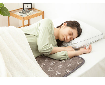 合わせ電気敷毛布 洗える 電気毛布 ダニ退治 本体丸洗い フランネル 織り毛布 ブラウン ツリー 敷き毛布