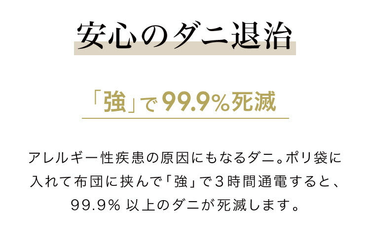 フランネル掛敷電気毛布 188×180cm ダブル 洗える 電気毛布 抗菌 防臭 防ダニ 本体丸洗い 室温センサー ダニ退治 ブラウン 掛け敷き