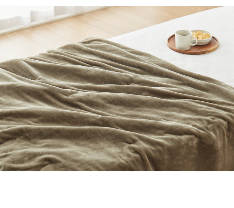 フランネル 電気掛け敷き毛布 188×130cm 消臭 デオテックス 本体丸洗い可能 ダニ退治 スライド調節 室温センサー 電気毛布