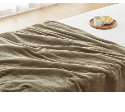 フランネル 電気掛け敷き毛布 188×130cm 消臭 デオテックス 本体丸洗い可能 ダニ退治 スライド調節 室温センサー 電気毛布