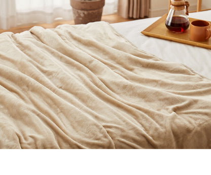 フランネル 電気掛け敷き毛布 188×130cm ダニ除け加工 本体丸洗い可能 ダニ退治 スライド調節 室温センサー 電気毛布