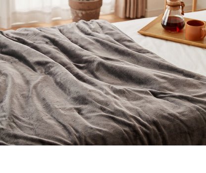 フランネル 電気掛け敷き毛布 188×130cm 消臭 デオテックス 本体丸洗い可能 ダニ退治 スライド調節 室温センサー 電気毛布