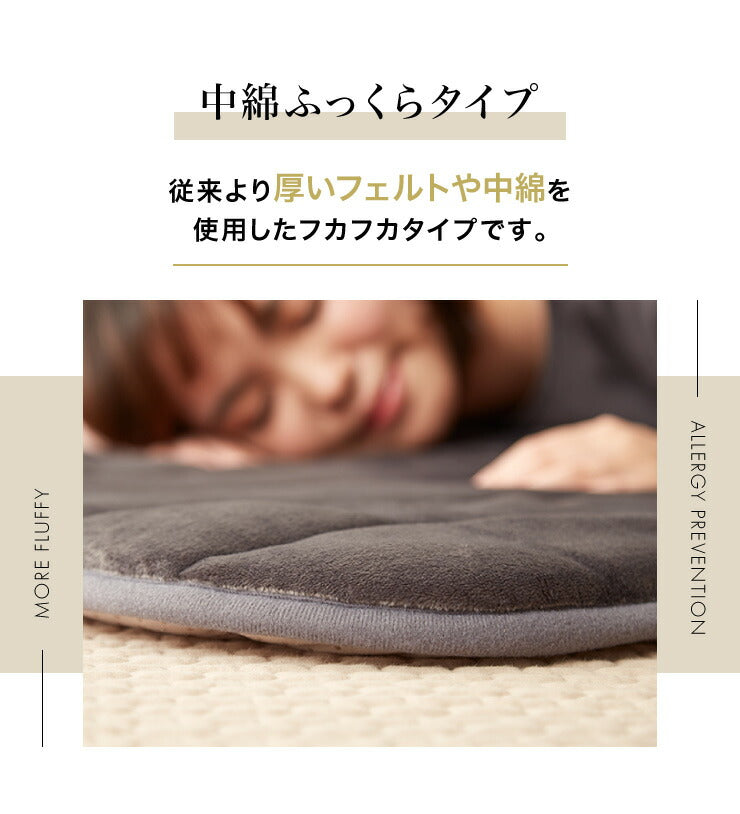 フランネル 電気ごろ寝マット 180×80cm ふかふかタイプ 本体丸洗い可能 ダニ退治 スライド調節 室温センサー ごろ寝マット