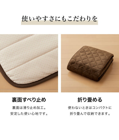 フランネル 電気ごろ寝マット 180×80cm 消臭 デオテックス 本体丸洗い可能 ダニ退治 スライド調節 室温センサー ごろ寝マット