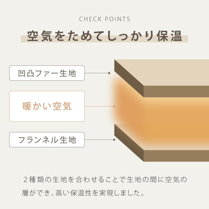 電気敷毛布 電気掛敷毛布 130×80cm 188×130cm 凹凸ファー シングルサイズ 8時間自動OFF 洗える 省エネ 一人暮らし 冷え性対策 8Hオートオフ CWA401G-CM CWB551G-CM