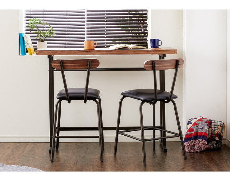 ダイニングチェア 2脚セット カウンターチェア カウンタチェア カウンター 木目調 チェア 椅子 同色セット ヴィンテージ ダイニング椅子 チェアセット リビングチェア