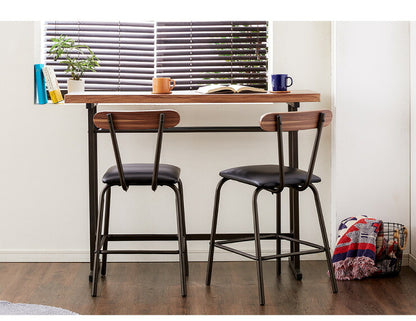 カウンター3点セット カウンターテーブル カウンターチェア 幅120cm ダイニングセット セット カウンター テーブル チェア