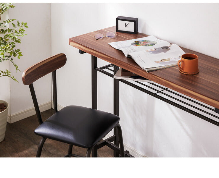 カウンター3点セット カウンターテーブル カウンターチェア 幅120cm ダイニングセット セット カウンター テーブル チェア