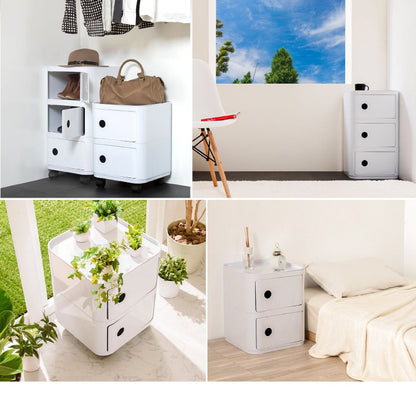 プラスチック収納 3段 角形 リプロダクト デザイナーズ家具 デザイナーズ インテリア 収納 チェスト ボックス お洒落 オシャレ 【訳あり品】