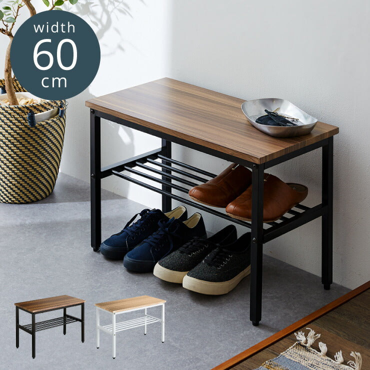 玄関ベンチ シューズラック 幅60cm 収納付き 北欧 おしゃれ モダン 木製 玄関 ベンチ 玄関収納ベンチ スリッパ コンパクト 省スペース 収納 腰掛 椅子 チェア スツール 下駄箱 靴箱 収納家具 シューズボックス