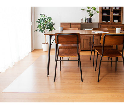 床保護シート 180×180 正方形 キッチンマット PVCキッチンマット PVC 床 保護 クリア フローリング 保護シート 保護マット 透明マット マット フロアマット ダイニングマット 撥水 クリア 1.5mm厚 透明 防水 床暖房対応 クリアマット