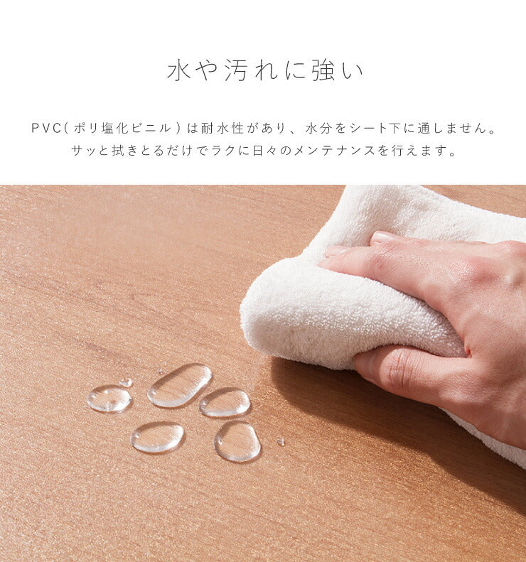 床保護シート 60×300 キッチンマット PVCキッチンマット PVC 床 保護 クリア フローリング 保護シート 保護マット 透明マット マット フロアマット ダイニングマット 撥水 1.5mm厚 透明 防水 床暖房対応 クリアマット