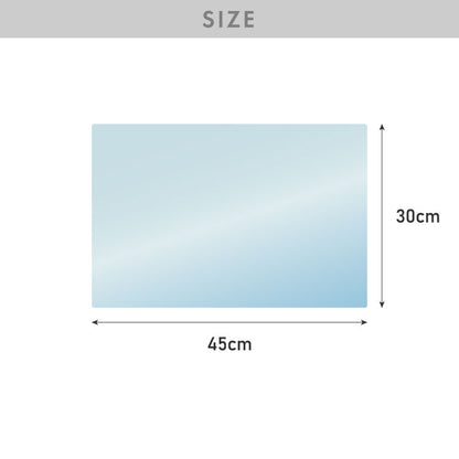 デスクマット 透明 45×30cm エンボス加工 マウス対応 防水 抗菌 PVC マットソフトタイプ 1.5mm厚 デスクシート【送料無料】