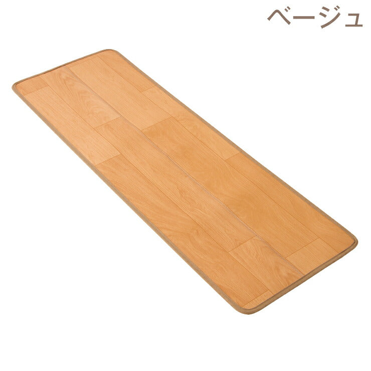 キッチンマット キッチン マット 木目調 木目 PVC 撥水 抗菌 防カビ ソフト PVCマット キッチン用品 フロアマット 台所 シート