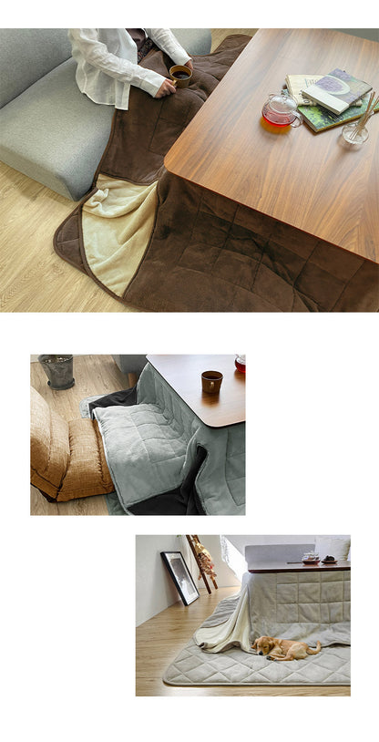 省スペースこたつ掛敷セット こたつ布団 省スペース 掛敷セット 長方形 180×220 敷き布団 145×175cm あったか ふわふわ リバーシブル マイクロファイバー コンパクト 暖かい