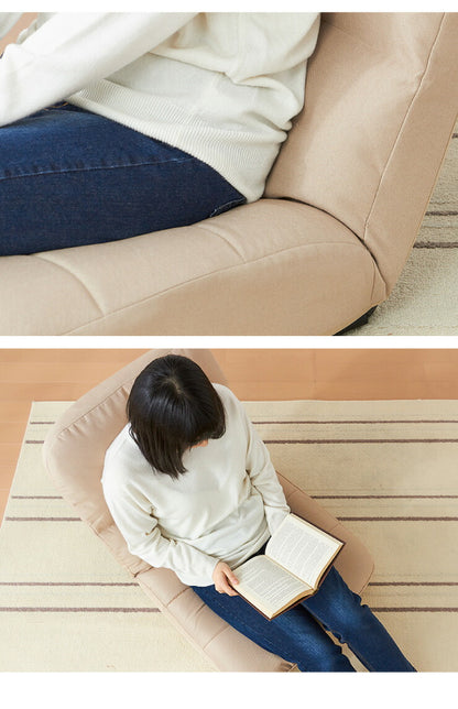 座椅子 リクライニング コンパクト ポケットコイル 腰痛 ソファ ソファー フロアソファー ローソファー 一人掛けソファー おすすめ 一人用 座いす 14段階 チェアー 座イス