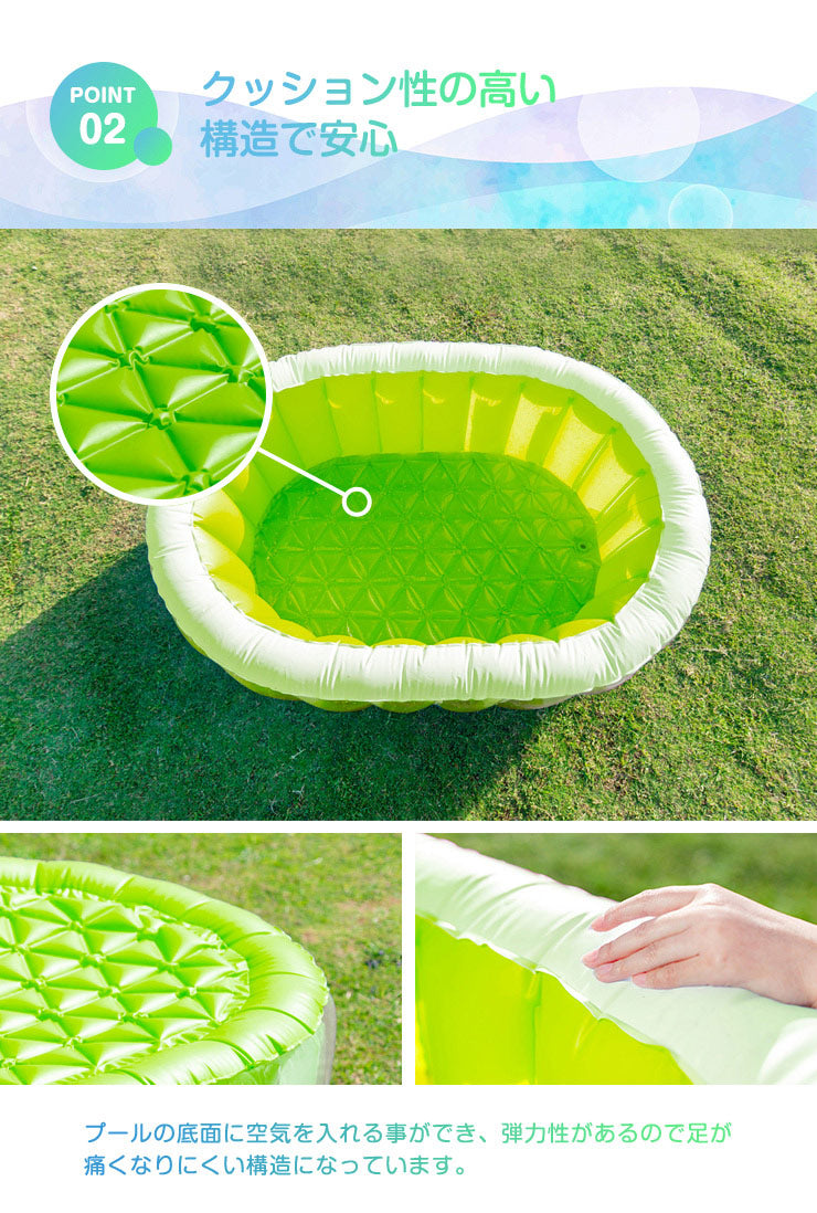 ビニールプール オーバルプール＆エアーポンプセット 電池式 エアーポンプ プール 家庭用プール 家庭用  ベランダ 水遊び 電動 ポンプ 空気入れ付き 子供用プール おもちゃ