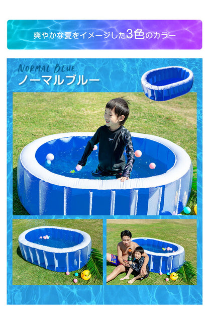 ビニールプール オーバルプール＆エアーポンプセット 電池式 エアーポンプ プール 家庭用プール 家庭用  ベランダ 水遊び 電動 ポンプ 空気入れ付き 子供用プール おもちゃ