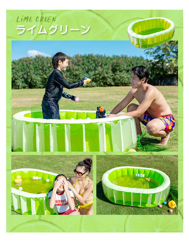 ビニールプール オーバルプール＆エアーポンプセット 電池式 エアーポンプ プール 家庭用プール 家庭用  ベランダ 水遊び 電動 ポンプ 空気入れ付き 子供用プール おもちゃ