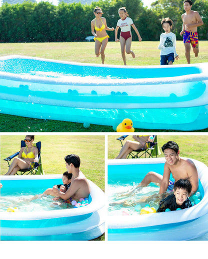 プール ビニールプール ファミリーサイズ 全長3m 家庭用プール 家庭用 プール 水遊び 大型プール 子供用プール おもちゃ