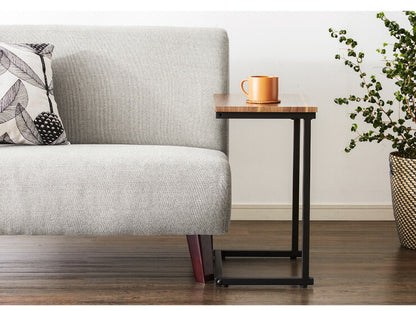 サイドテーブル 幅45cm 木製テーブル ヴィンテージ ナイトテーブル テーブル コの字 北欧 木製 木目調 シンプル かわいい