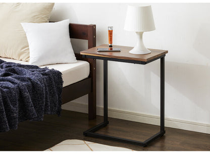 サイドテーブル 幅45cm 木製テーブル ヴィンテージ ナイトテーブル テーブル コの字 北欧 木製 木目調 シンプル かわいい