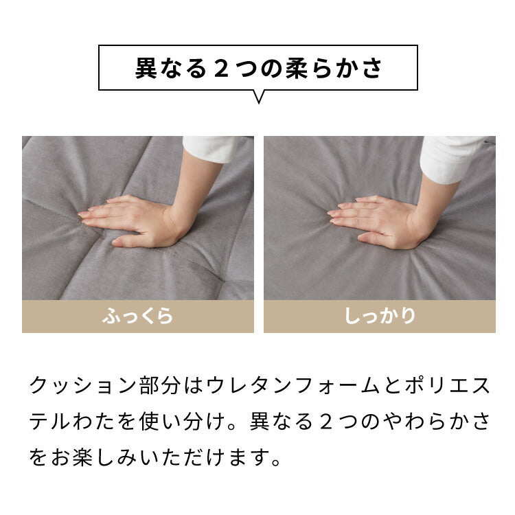 ハイバック リクライニングソファ 二人用 幅120cm 3WAY ワイド リクライニング 角度調整 防水加工 クッション付 おしゃれ シンプル ハイバックソファ ソファー 座椅子 フロアソファ ソファーベッド